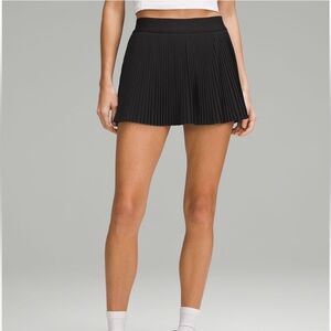 Lululemon Varsity High Rise Pleated Tennis Skirt